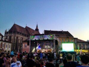 concert in brasov main square