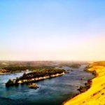 aswan egypt elephantine island view