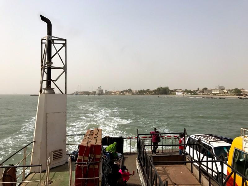 Banjul Ferry across Gambia River