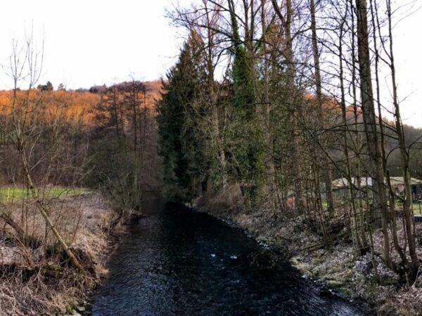 river in north rhine westphalia in obersteeg village