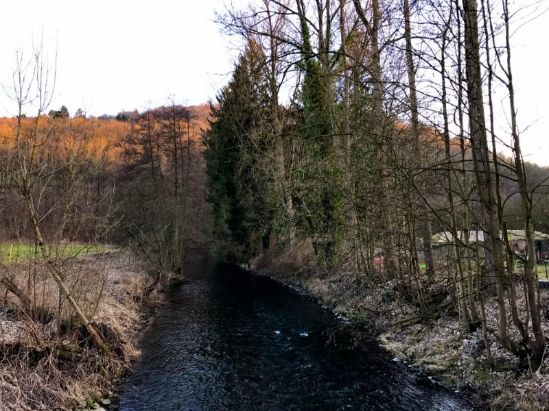 river in north rhine westphalia in obersteeg village