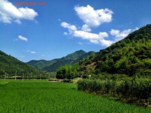 hiking fuzhi shan mountain zhe jiang province china