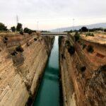 isthmus of corinth greece photos