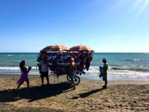 lido di ostia beach italy photos