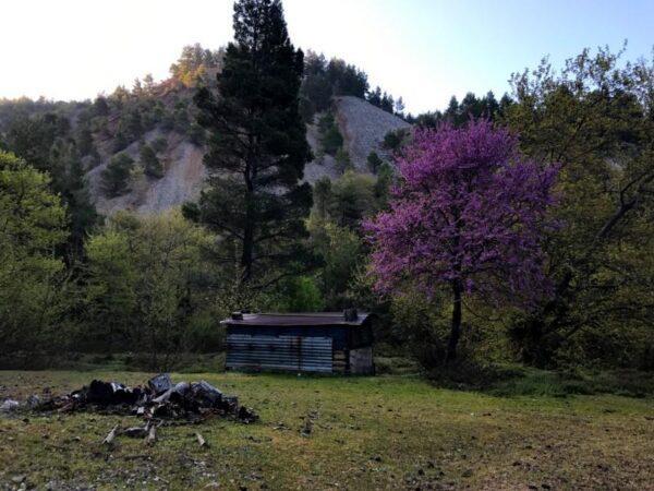 climb mount pyxarias north evia island greece