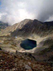 musala lake from mountain top