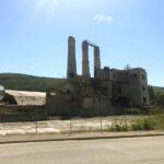 old factory in sassoferatto town in marche italy