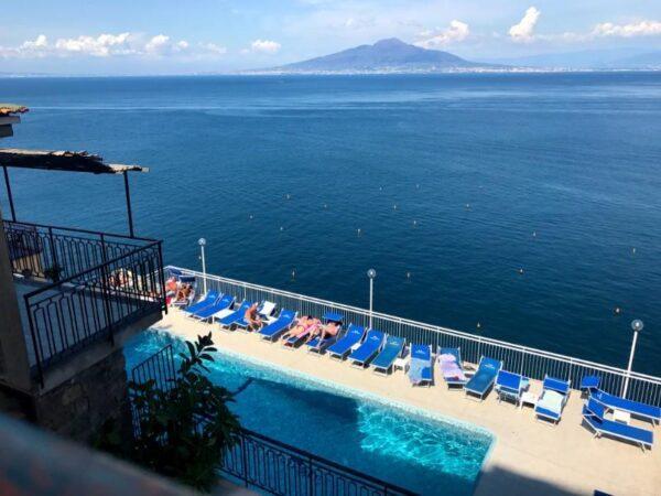 view to vesuvius from sorrento