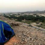 Morning view of Farq oman from atop my camping hill