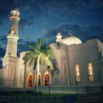 Sultan Qaboos Mosque of Salalah at night