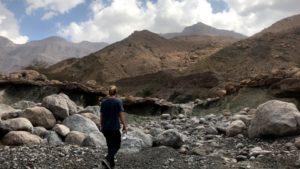 hiking wadi bani khalid oman