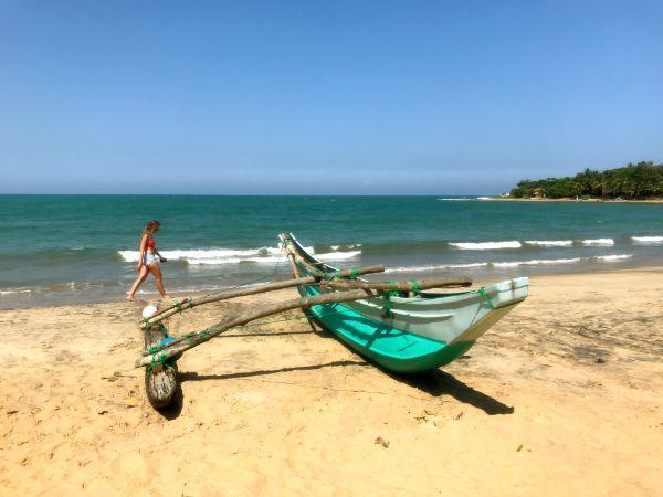 Beach stroll at Arugam Bay