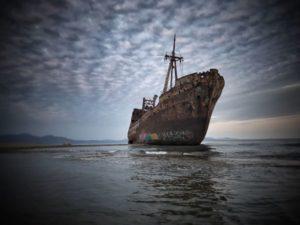 dimitrios shipwreck valtaki beach laconia greece photos 2019