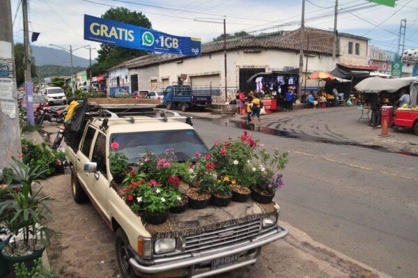 itinerant florist Chalchuapa el salvador