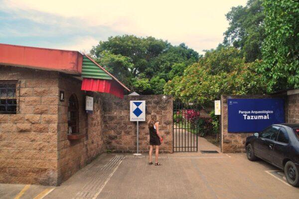 tazumal ruins entrance