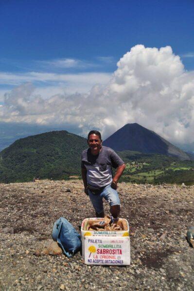 ice lolly vendor santa ana volcano el salvador