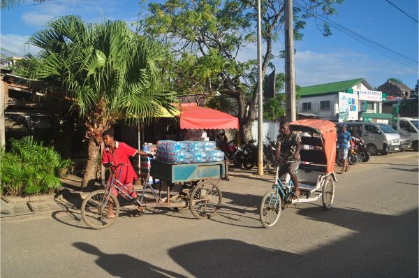 sainte marie madagascar rickshaws 