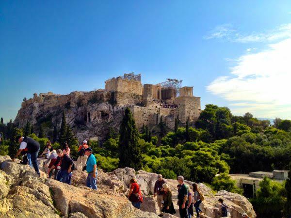 Areopagus Hill and Acropolis
