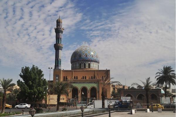 Mosque at Tahrir Square, Baghdad, Iraq