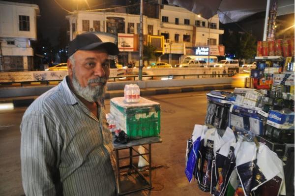 Street seller in Baghdad