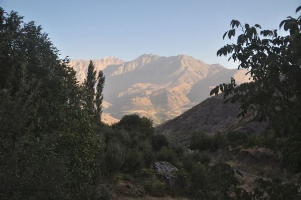 View of choman valley in iraqi kurdistan