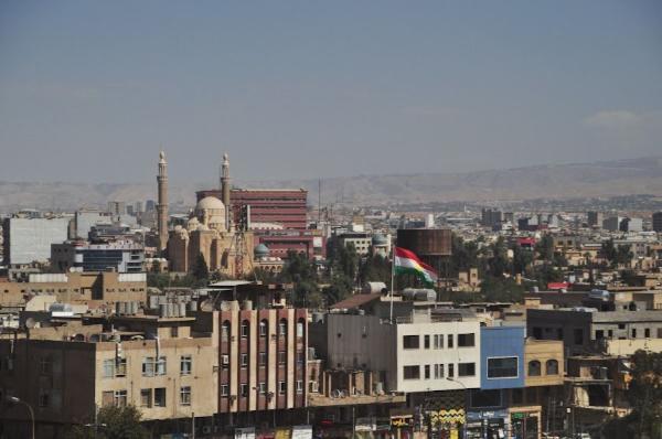 View of Erbil from the citadel