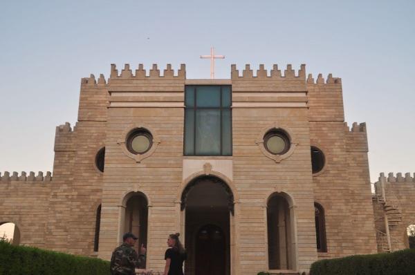 Assyrian cathedral in ankawa, erbil, iraq