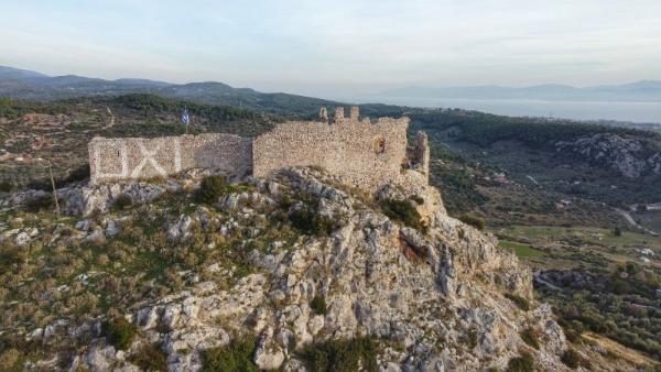 Fylla Castle near chalkida evia greece
