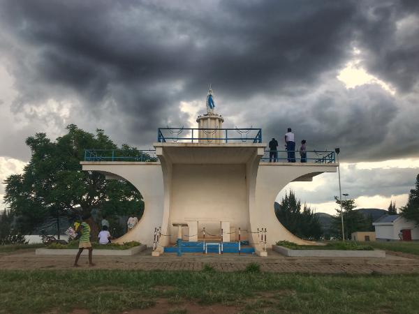 Saint Vierge statue and viewpoint ampefy madagascar