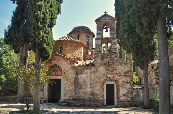 kaisariani monastery mount hymettus ancient church