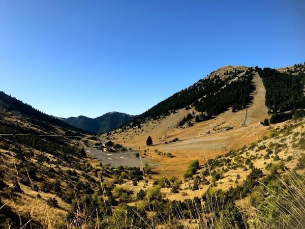 mount mainalo ski resort from athens