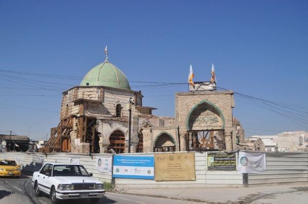 The Great Mosque of al-Nuri destroyed in mosul, iraq