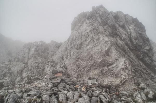 Climbing mount Dirfys evia island from its southeastern face