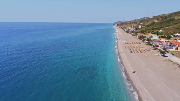 mourteri beach evia island (euboea) greece