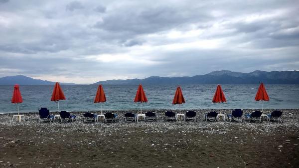 pefki beach evia island (euboea) greece