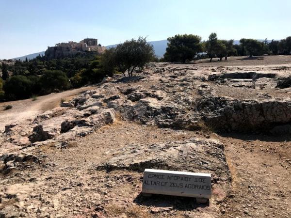 Foundation of the Altar of Zeus Agoraios