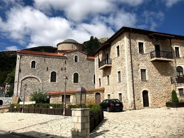stemnitsa greece old stone church