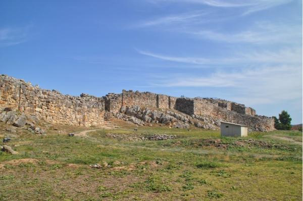 The famous cyclopean walls of Tiryns