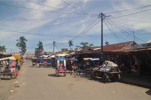 Market street in Toamasina