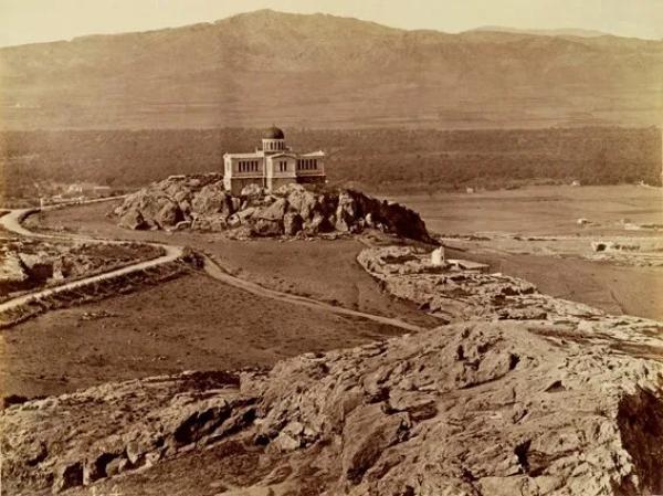 old photograph of The National Observatory of Athens 