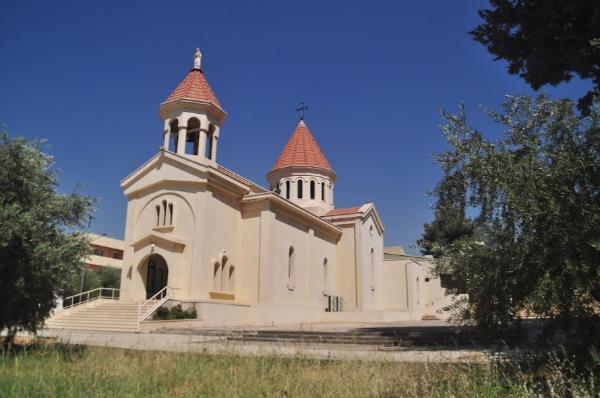 Our Lady of the Holy Rosary Armenian Church in Anjar, lebanon
