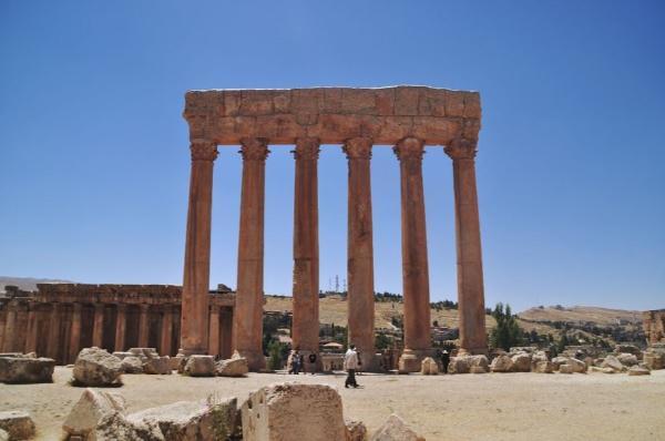 Temple of Jupiter, baalbek archeological site, lebanon