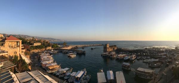 Panorama of Byblos’s old port