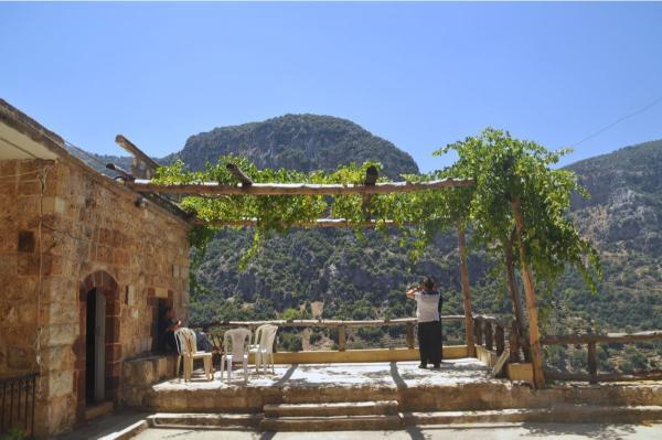 Qannoubine monastery premises