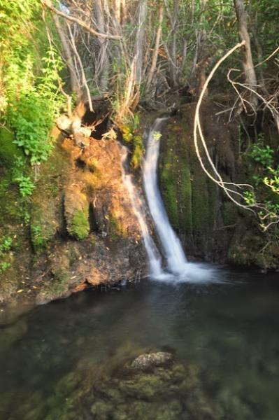 waterfall near tannourine cedar reserve along the labanon mountains trail