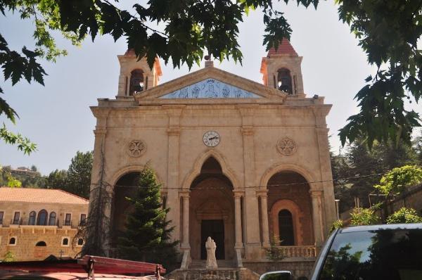 The church of Tannourine, lebanon
