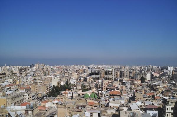 View of central Tripoli from the citadel