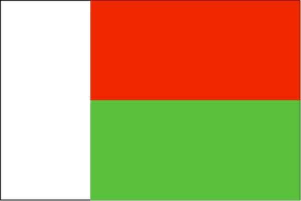 Η σημαία της Μαδαγασκάρης