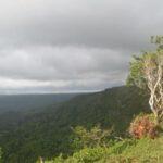 vista of black river gorges national park from main viewpoint