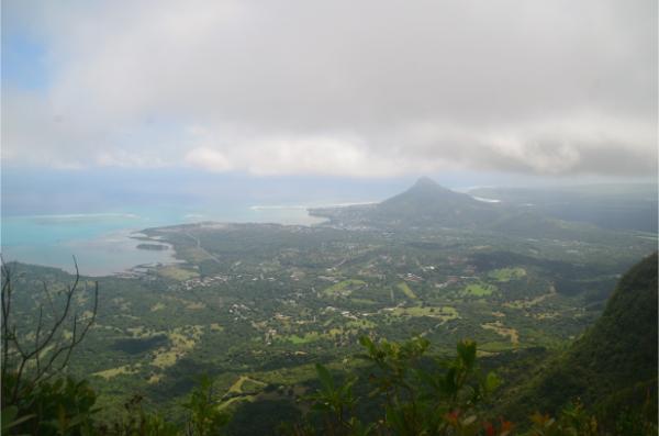 A nice view from the Black River Peak, mauritius